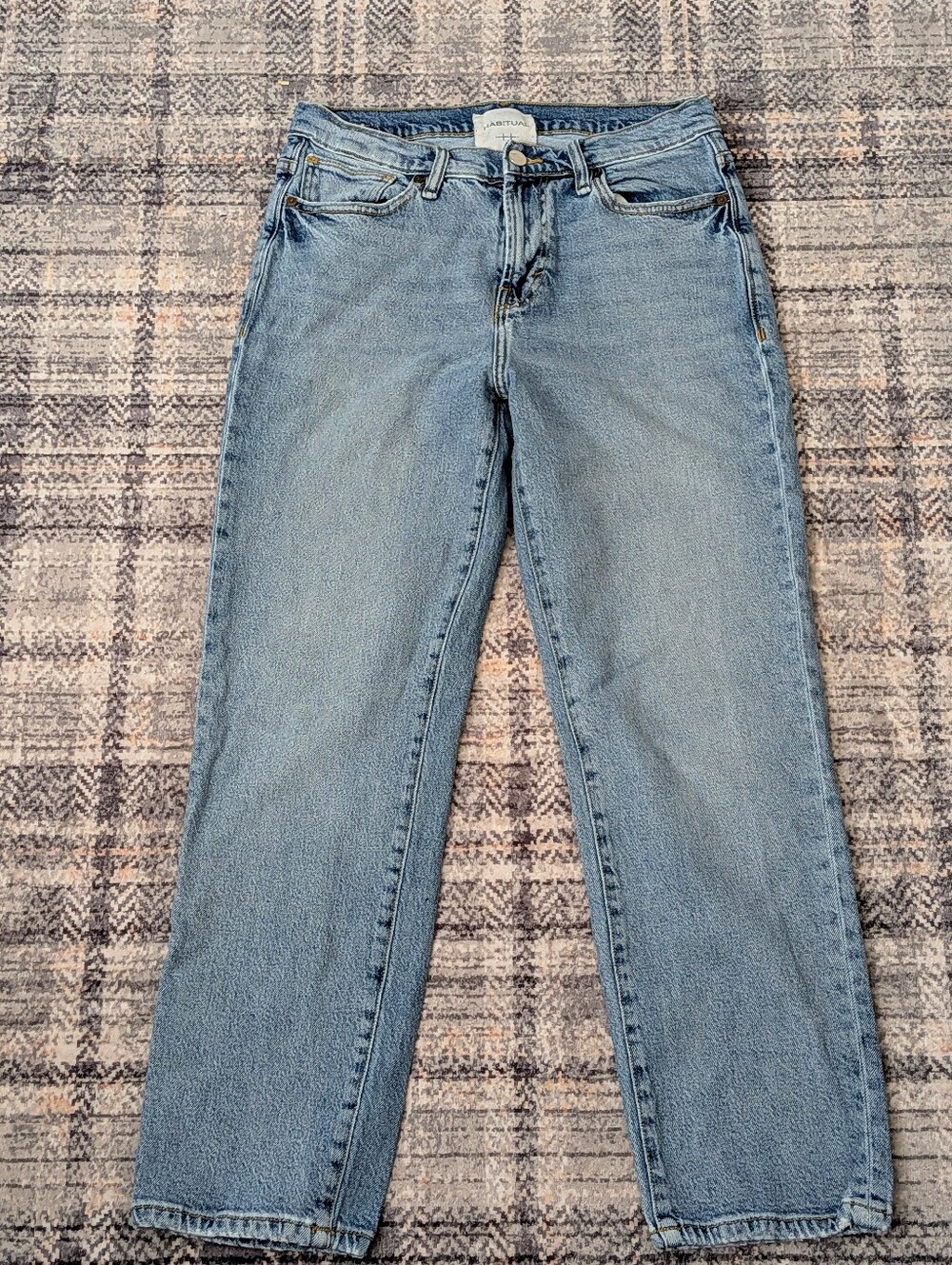 Habitual Lennox Straight Leg Ankle Jeans Pacific Wash Size 6/28